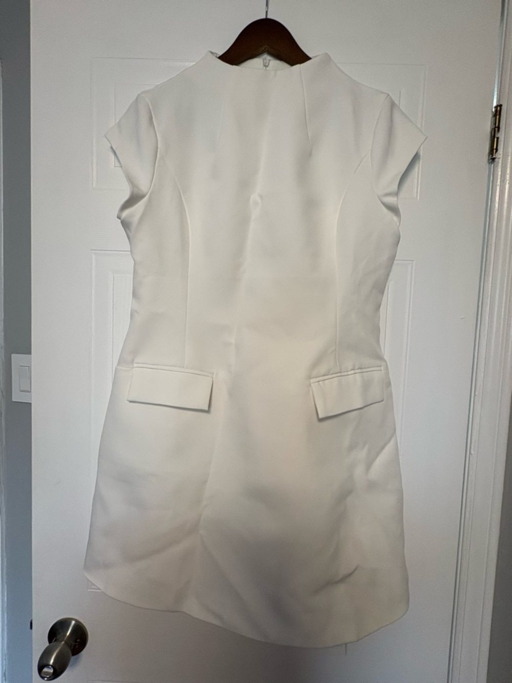 COMMENSE mini tube short sleeve dress